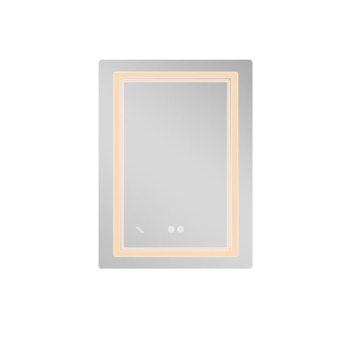 Дзеркало Qtap Cardinal (CA2) 600х800 з LED-підсвічуванням Touch, з антизапотіванням, з димером, рег. темп. кольору (3000-6500K) Reverse QT0478C608048453