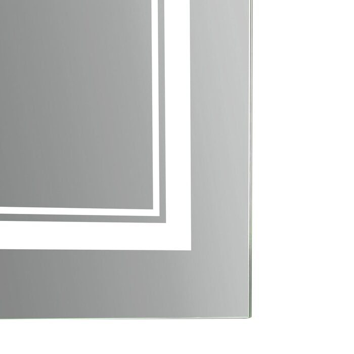 Дзеркало Qtap Cardinal (CA1) 800х600 з LED-підсвічуванням Touch, з антизапотіванням, з димером, рег. темп. кольору (3000-6500K) Reverse QT0478C8060