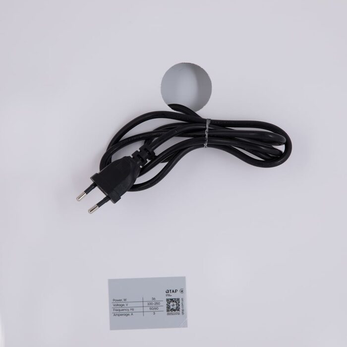 Дзеркало Qtap Cardinal (CA1) 800х600 з LED-підсвічуванням Touch, з антизапотіванням, з димером, рег. темп. кольору (3000-6500K) Reverse QT0478C8060