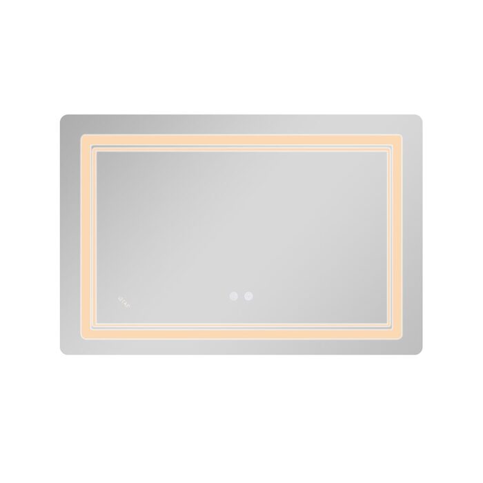 Дзеркало Qtap Cardinal (CA2) 800х600 з LED-підсвічуванням Touch, з антизапотіванням, з димером, рег. темп. кольору (3000-6500K) Reverse QT0478C806048457