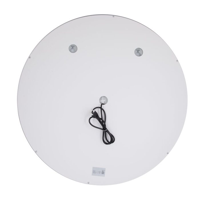Дзеркало Qtap Mideya (MI6) R900 з LED-підсвічуванням Touch, з антизапотіванням, димером, рег. яскравості QT2078NCR9090W