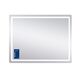 Дзеркало Qtap Mideya MI1) 1200х800 з LED-підсвічуванням Touch, з антизапотіванням, димером, рег. яскравості QT2078F12080