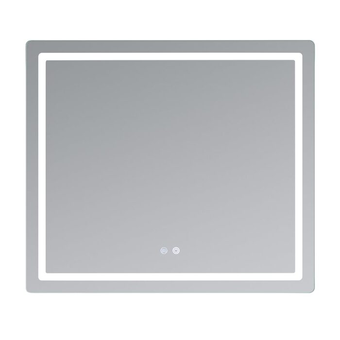 Дзеркало Qtap Mideya (MI2)  800х700 з LED-підсвічуванням Touch, з антизапотіванням, з димером, рег. яскравості QT2078NCF807048476
