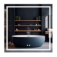 Дзеркало Qtap Mideya (MI1) 800x800 з LED-підсвічуванням Touch, з антизапотіванням, димером, рег. яскравості QT2078NCF808048477