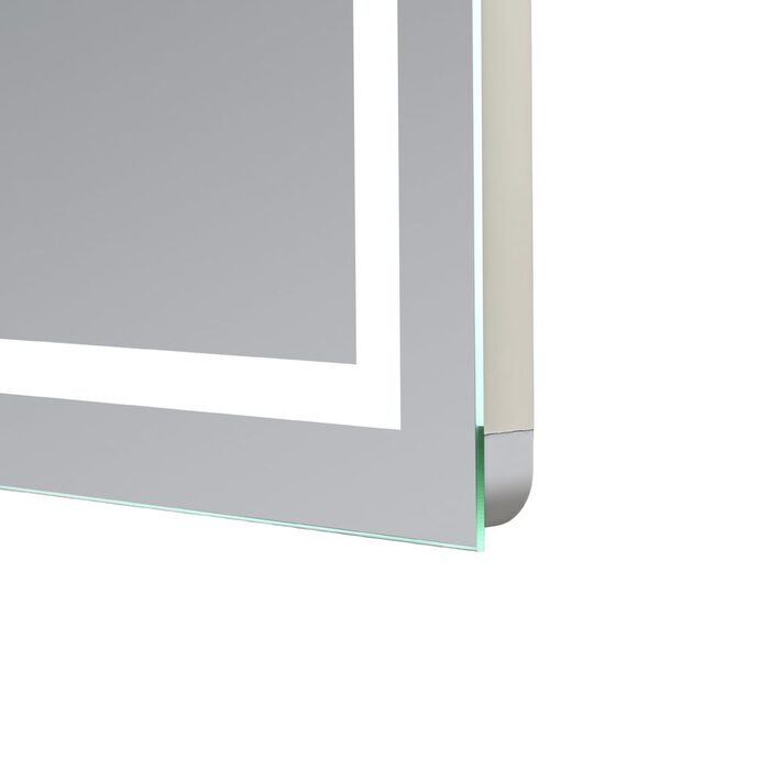 Дзеркало Qtap Mideya (MI1) 800x800 з LED-підсвічуванням Touch, з антизапотіванням, димером, рег. яскравості QT2078NCF808048477