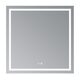 Дзеркало Qtap Mideya (MI1) 800x800 з LED-підсвічуванням Touch, з антизапотіванням, димером, рег. яскравості QT2078NCF808048477