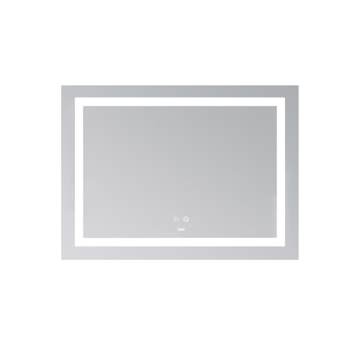 Дзеркало Lidz Kubis (KU1) 700х500 з LED-підсвічуванням Touch, з антизапотіванням, з димером, рег. яскравості LD78LF90448485
