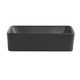 Комплект Qtap Tern Anthracite 3 в 1: підвісний унітаз Ultra Quiet + біде підвісне + раковина накладна QTROBAN49157