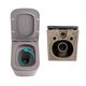 Комплект Qtap Tern Stone grey 3 в 1: підвісний унітаз Ultra Quiet + біде підвісне + раковина накладна QTTERSG49162