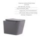 Комплект Qtap Tern Stone grey 3 в 1: підвісний унітаз Ultra Quiet + біде підвісне + раковина накладна QTTERSG49162