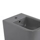 Комплект Qtap Tern Stone grey 3 в 1: підвісний унітаз Ultra Quiet + біде підвісне + раковина накладна QTTERSG49162