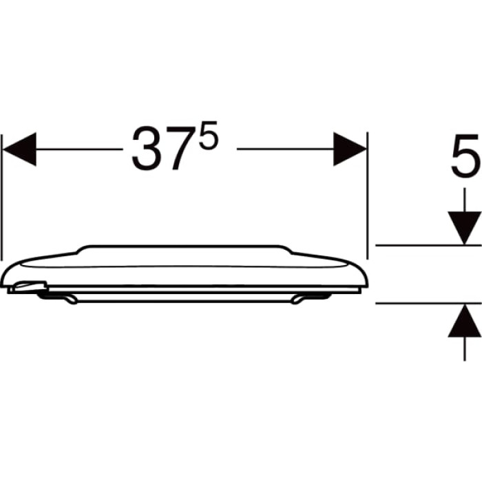 501.559.01.1 Selnova Comfort Дюропластове сидіння з кришкою для людей з обмеженими фізичними можливостями, Duroplast, колір білий (1 сорт)