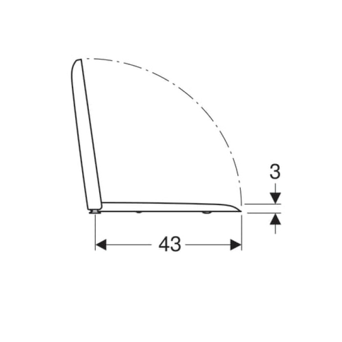 571910000  iCon Square Сидіння з кришкою для унітаза, дюропластове, металеві петлі, із Soft-close, колір білий (1 сорт)