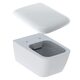 571910000  iCon Square Сидіння з кришкою для унітаза, дюропластове, металеві петлі, із Soft-close, колір білий (1 сорт)