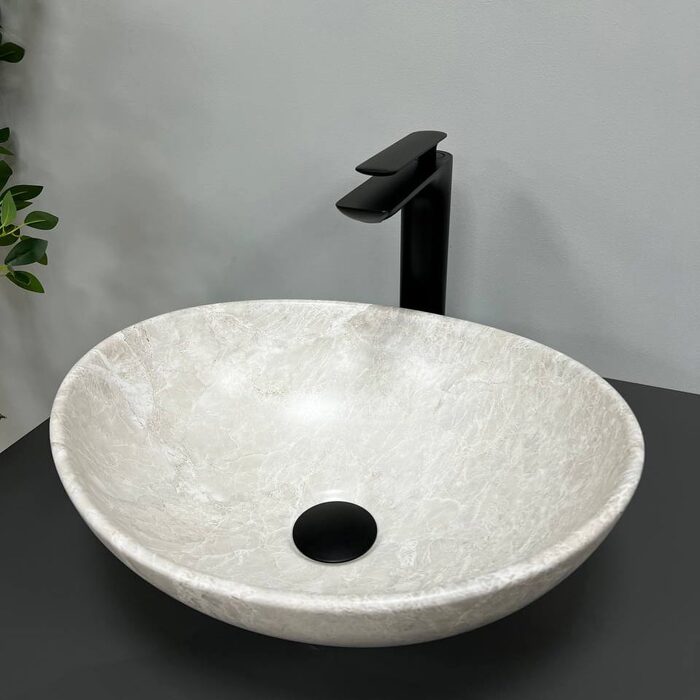 Умивальник (раковина) VBI PARMA LIGHT STONE MATT накладний