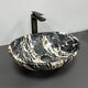 Умивальник (раковина) VBI PARMA BLACK OPAL GLOSSY накладний
