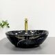 Умивальник (раковина) VBI PARMA BLACK STONE GLOSSY накладний