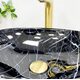 Умивальник (раковина) VBI PARMA BLACK STONE GLOSSY накладний