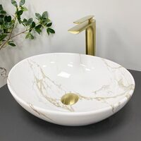 Умивальник (раковина) VBI PARMA STAINS GLOSSY накладний