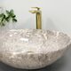 Умивальник (раковина) VBI PARMA GREY STONE GLOSSY накладний