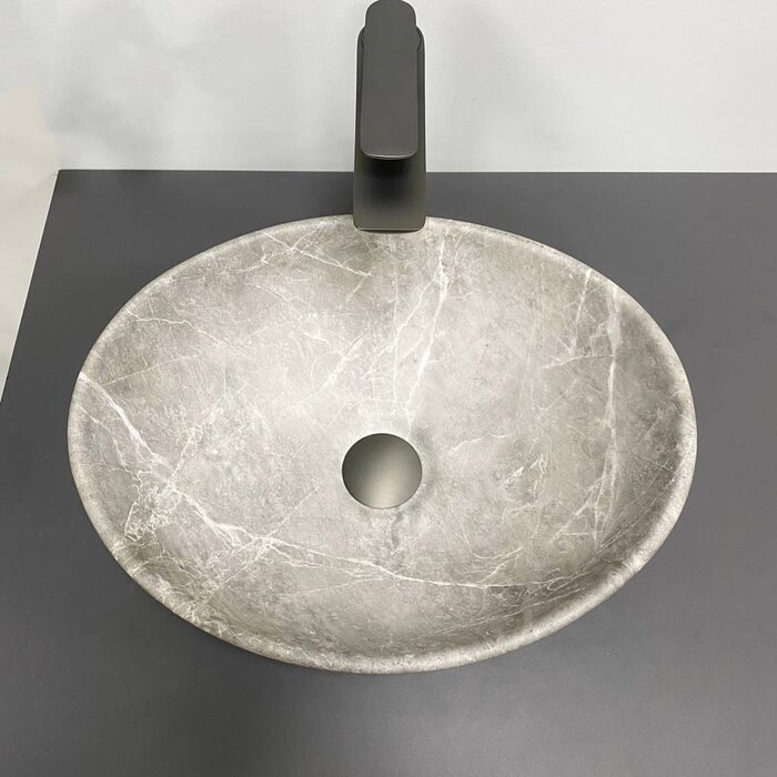 Умивальник (раковина) VBI PARMA BEIGE STONE MATT накладний