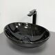 Умивальник (раковина) VBI PARMA BLACK MARMO GLOSSY накладний
