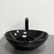 Умивальник (раковина) VBI PARMA BLACK MARMO GLOSSY накладний