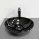 Умивальник (раковина) VBI PARMA BLACK MARMO GLOSSY накладний