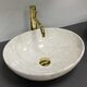 Умивальник (раковина) VBI PARMA LIGHT STONE GLOSSY накладний