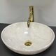 Умивальник (раковина) VBI PARMA LIGHT STONE GLOSSY накладний