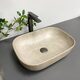 Умивальник (раковина) VBI RAVENNA BEIGE STONE MATT накладний