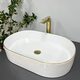 Умивальник (раковина) VBI VERONA 60 WHITE GOLD EDGE накладний