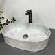 Умивальник (раковина) VBI VERONA 50 GREY STONE GLOSSY накладний