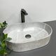 Умивальник (раковина) VBI VERONA 50 GREY STONE GLOSSY накладний