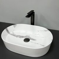 Умивальник (раковина) VBI VERONA 50 MARBLE NATURE GLOSSY накладний