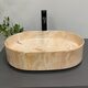 Умивальник (раковина) VBI VERONA 50 TRAVERTINE GLOSSY накладний