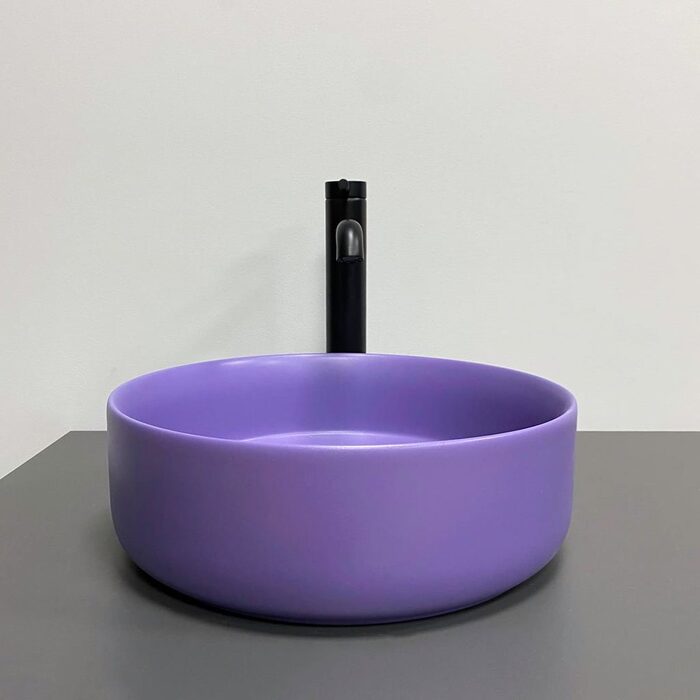 Умивальник (раковина) VBI PRATO LAVENDER MATT накладний