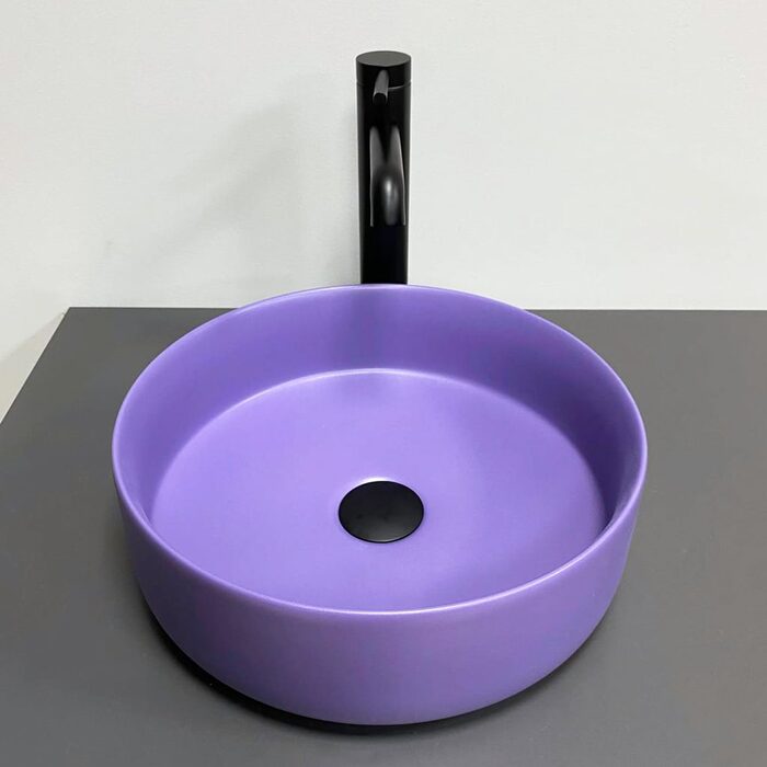 Умивальник (раковина) VBI PRATO LAVENDER MATT накладний