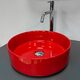 Умивальник (раковина) VBI PRATO RED GLOSSY накладний