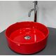 Умивальник (раковина) VBI PRATO RED GLOSSY накладний