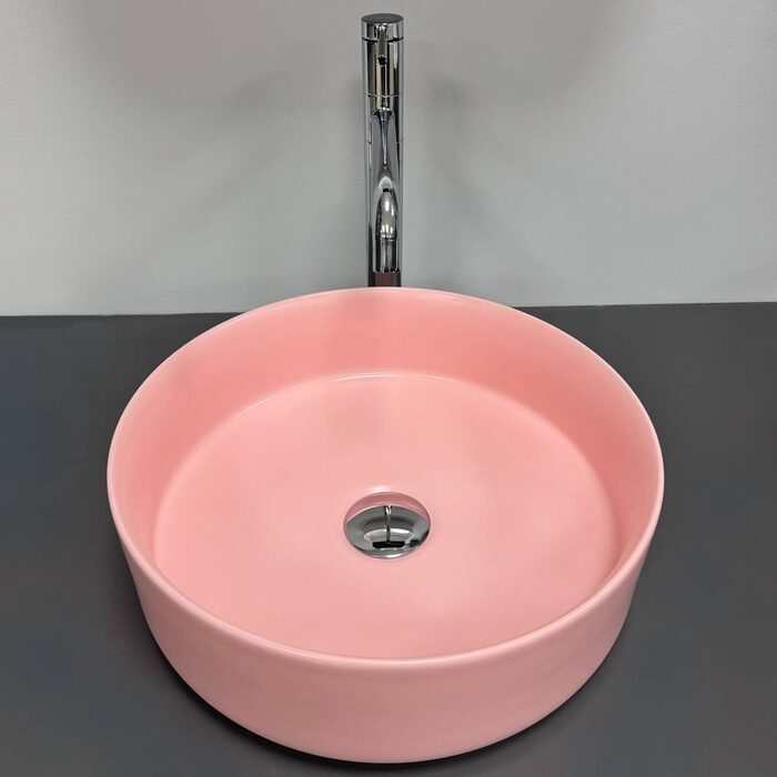 Умивальник (раковина) VBI PRATO PINK MATT накладний