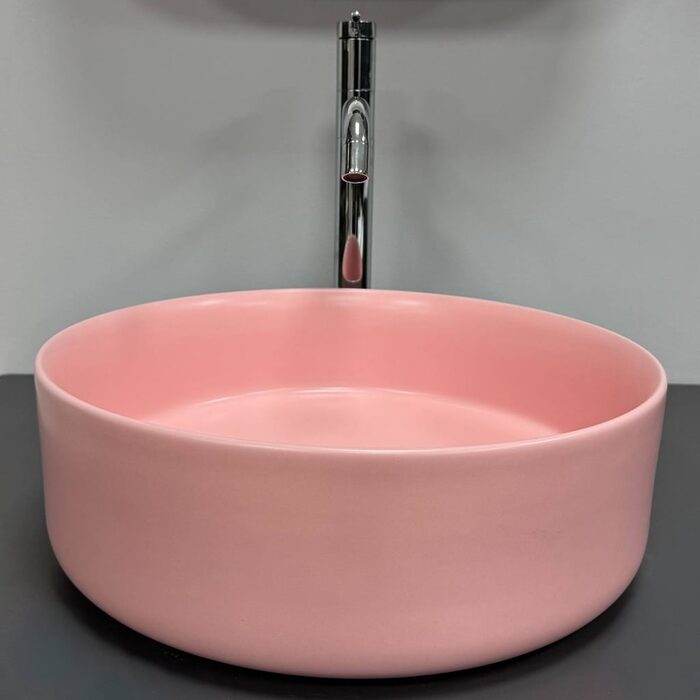 Умивальник (раковина) VBI PRATO PINK MATT накладний