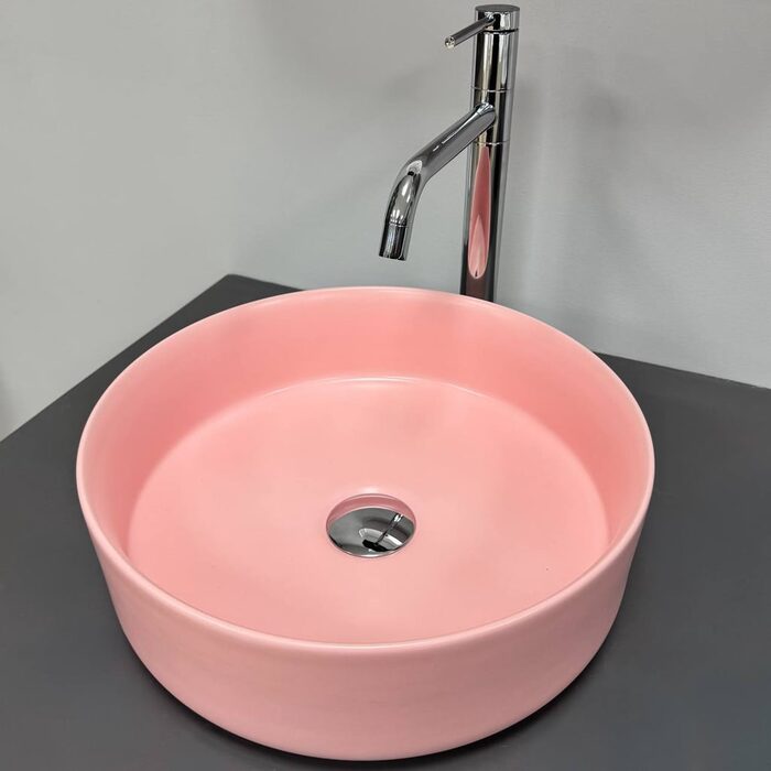 Умивальник (раковина) VBI PRATO PINK MATT накладний