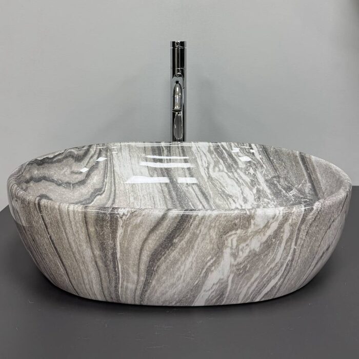 Умивальник (раковина) VBI MODENA S GREY ONYX накладний