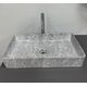 Умивальник (раковина) VBI TRIEST GREY STONE накладний