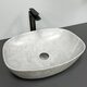 Умивальник (раковина) VBI OLBIA GREY STONE MATT накладний