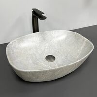 Умивальник (раковина) VBI OLBIA GREY STONE MATT накладний