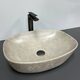 Умивальник (раковина) VBI OLBIA BEIGE STONE MATT накладний