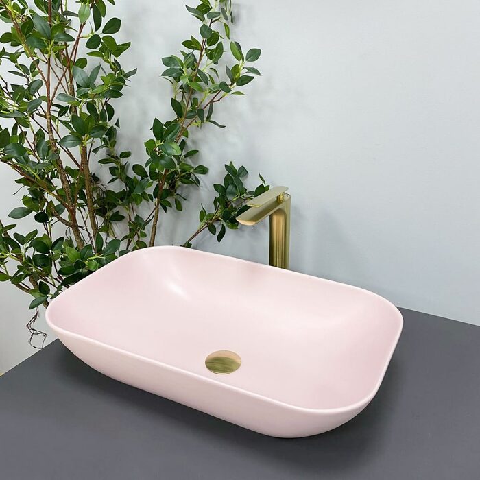 Умивальник (раковина) VBI AVEZZANO PINK MATT накладний