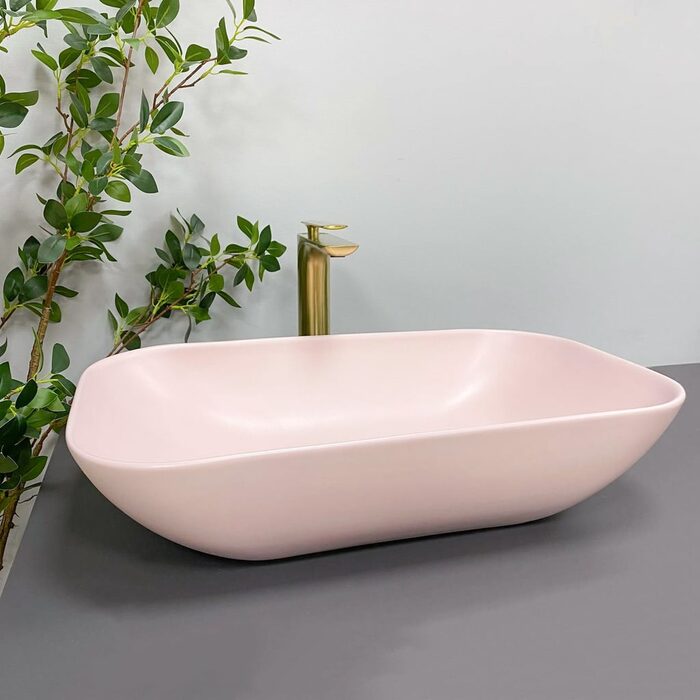Умивальник (раковина) VBI AVEZZANO PINK MATT накладний